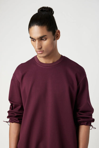 Relaxed Fit Sweatshirt with Drop Shoulder - Genes Lecoanet Hemant