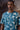 Retro Blue Abstract Graphic T-Shirt - Genes Online Store