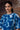 Retro Blue Twill Crepe Top - Genes Online Store