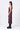Satin Halter Neck Dress  - Chocolate Brown - Genes Lecoanet Hemant