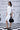 Scribble Text  Relax Fit Shirt Dress- White - Genes Online Store