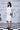 Scribble Text  Relax Fit Shirt Dress- White - Genes Online Store