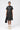 Semi-Fit Shirt Dress with Back Cutout - Black - Genes Lecoanet Hemant