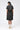 Semi-Fit Shirt Dress with Back Cutout - Black - Genes Lecoanet Hemant