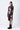 Semi-Fitted Linen Herringbone Coat with UV Flower Print - Genes Lecoanet Hemant