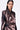 Semi-Fitted Linen Herringbone Coat with UV Flower Print - Genes Lecoanet Hemant