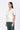 Semi-Fitted V-Neck Top with Pleated Pockets & Microcell Print - Genes Lecoanet Hemant