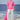 Sequin-Embroidered Elbow-Sleeve Top in Cotton Poplin – Barbie Pink - Product Image
