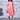 Sequin Placket Relax Fit Dress- Coral Peach - Genes Online Store