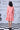 Sequin Placket Relax Fit Dress- Coral Peach - Genes Online Store