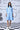 Sequin Placket Relax Fit Dress- Light Blue - Genes Online Store