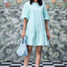 Sequinscape A-line dress for women with embellished detailing
