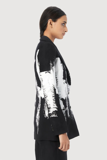 Sleek Slim Fit Two-Button Jacket - Genes Lecoanet Hemant