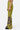 Slim Fit Boot Cut Linen Herringbone Trouser with Orchid Print Bright olive