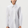 Slim Fit Button-Up Shirt with Bell Sleeves and a Striking Fish Print - Genes Lecoanet Hemant
