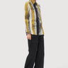 Slim Fit Button-Up Shirt with Large Stripes Print - Genes Lecoanet Hemant
