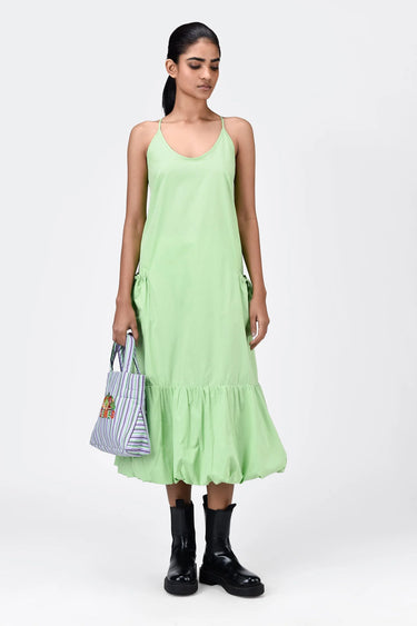 Slim Fit Dress with Strap Back - Genes Lecoanet Hemant