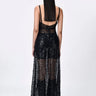 Slim Fit Embroidered Tulle Floor-Length Gown