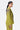 Slim Fit Linen Herringbone Jacket with Orchid Print Bright Olive