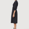 Slim Fit Round Neck Dress with Soft Rounded Shoulders - Genes Lecoanet Hemant