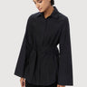 Slim Fit Shirt with Bell Sleeves and Waist-Tie Straps - Genes Lecoanet Hemant