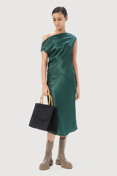 Slim Fit Sleeveless Bias Dress - Genes Lecoanet Hemant