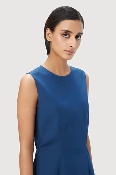 Slim Fit Sleeveless Dress- - Genes Lecoanet Hemant