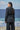 Black contemporary relaxed jacket for women with modern design