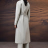 Soft Fern Green Cotton Twill Trench - Genes Online Store