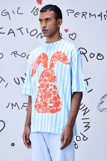 Solo Bunny T-shirt- Blue - Genes Online Store