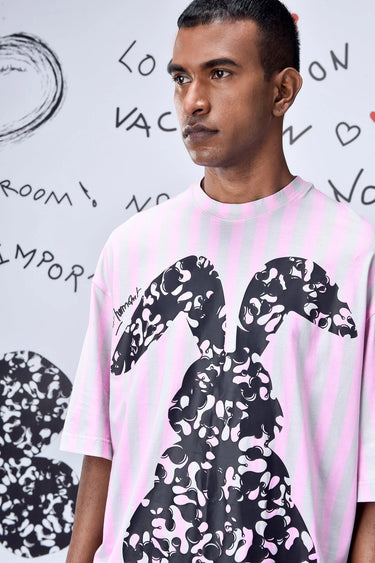 Solo Bunny T-shirt- Pink - Genes Online Store