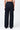 Straight Fit Cotton Poplin Trousers with Bead Embroidered Stripes