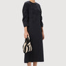 Straight Fit Dress with Rounded Sleeves - Genes Lecoanet Hemant