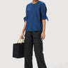 Straight Fit Round Neck Top - Genes Lecoanet Hemant