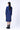 Straight Fit Shirt Dress with Heritage Embroidery - Navy Blue - Genes Lecoanet Hemant