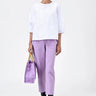 Straight Fit Top with Tropical Appliqué - Genes Lecoanet Hemant