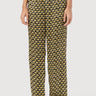 Straight Fit Trousers Featuring All-Over Scallops Print - Genes Lecoanet Hemant