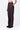 Straight Fit Trousers with Elasticated Back Waistband - Chocolate Brown - Genes Lecoanet Hemant