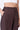 Straight Fit Trousers with Elasticated Back Waistband - Chocolate Brown - Genes Lecoanet Hemant