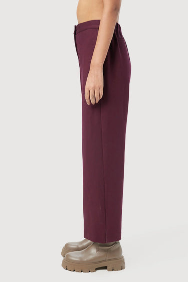 Straight Fit Trousers with Forward Side Seams - Genes Lecoanet Hemant