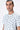 Stripe Crew Neck T-Shirt with UV Flower Print - Genes Lecoanet Hemant