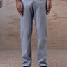 Structured Grey Straight-Leg Trouser - Genes Online Store