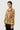 Structured Pleated Shoulder A-Line Jacket -Ochre