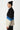 Stylish Two-Button Jacket with Scalloped Printed Lining - Blue - Genes Lecoanet Hemant