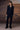 Women Tailored Navy Blazer in Poly Viscose & Satin Formal Wear
