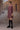 Cherry lacquer dress women India with textured fabric and structured yoke design