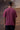 Designer red textured T-shirt for men with minimal pocket detailing