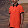Timeless Coquelicot Cotton Piqué Polo - Genes Online Store