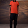 Timeless Coquelicot Cotton Piqué Polo - Genes Online Store