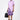 Tropical Print Polo Dress with Contrast Tipping - Lavender - Genes Lecoanet Hemant
